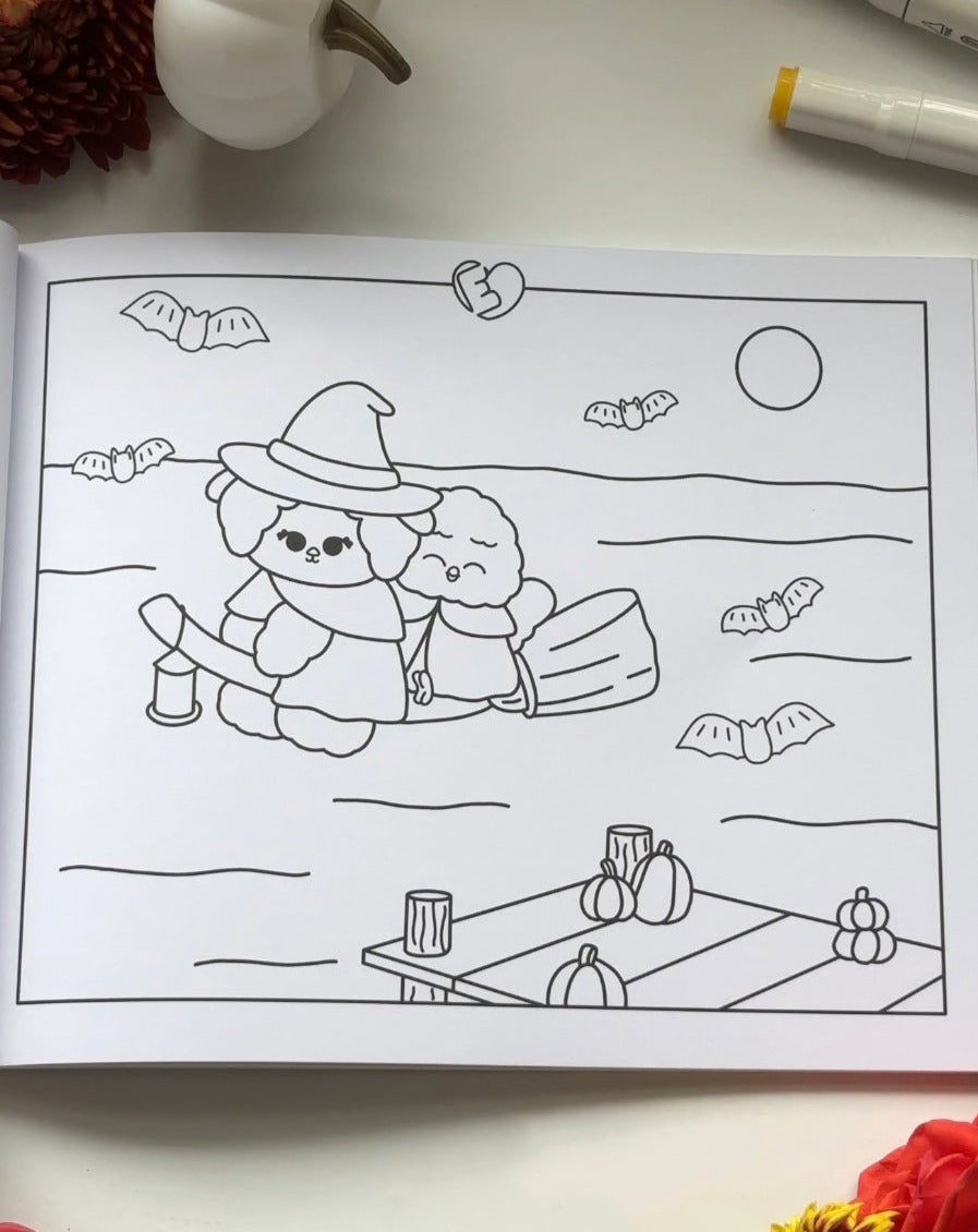 Halloween Coloring Book